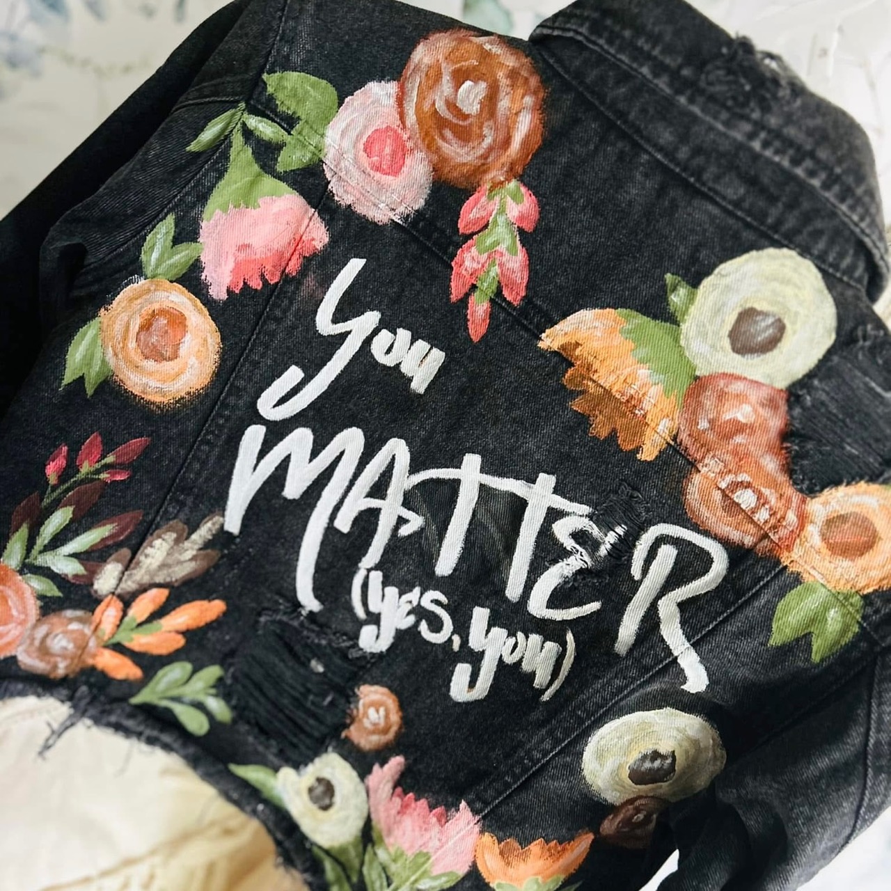 "You matter" Jean Jacket