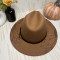 Sunflower Fedora - Brown