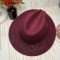 Vine Fedora - Burgundy