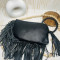 Sunflower Fringe Wristlet